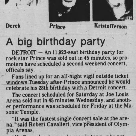 CPrince (June 6, 1986) “A big birthday party” – Post-Bulletin (USA)