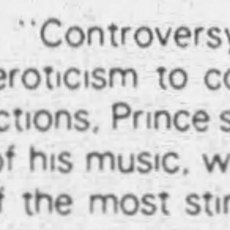 Prince (December 27, 1981) “Controversy” – The Los Angeles Times