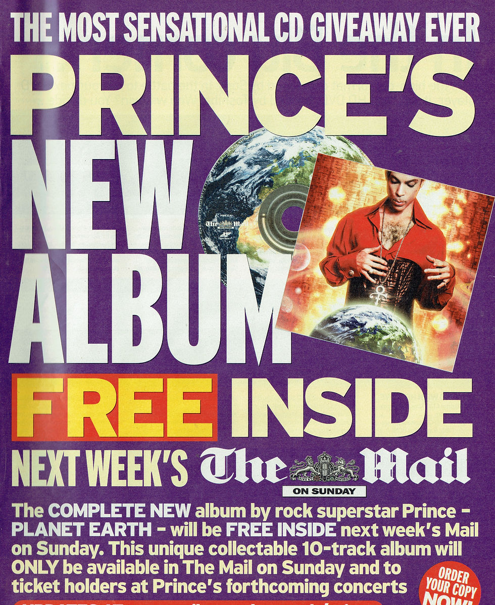 Thumbnail: Mail On Sunday July 8, 2007 Prince
