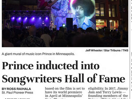 Prince (July 29, 2024) – “Prince inducted into Songwriters Hall of Fame” News Report – Brainerd Dispatch