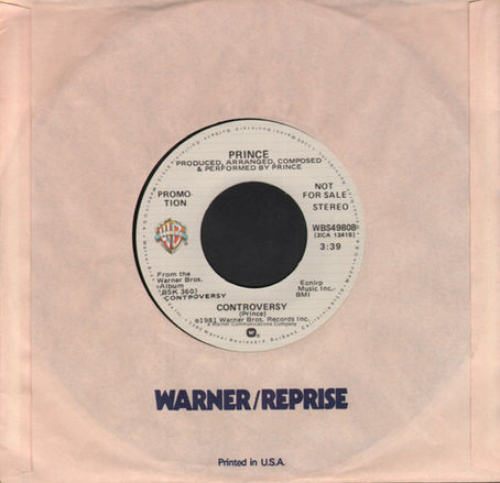 Prince (September 2, 1981) Controversy / When You Were Mine – Single  US