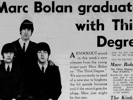 Marc Bolan (June 1966) "The Third Degree" Single Review – Worcester Evening News (UK)
