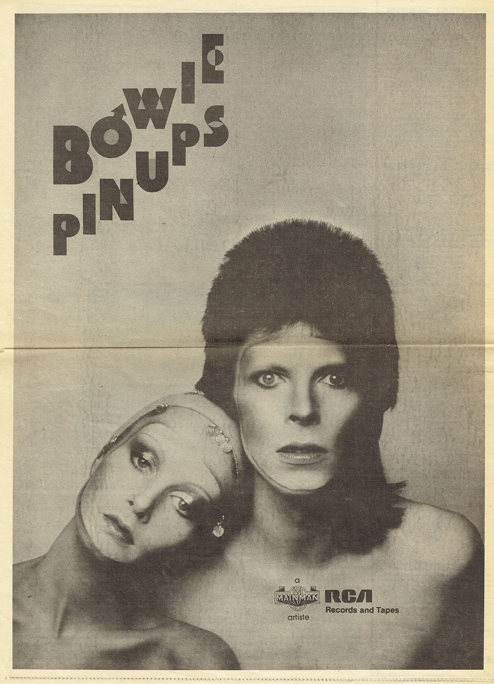 David Bowie: Pinups Advert (1974)