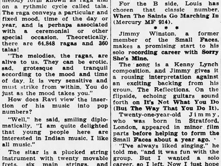 Marc Bolan (June 10, 1966) "The Third Degree" Single Review – Huddersfield Daily Examiner (UK)