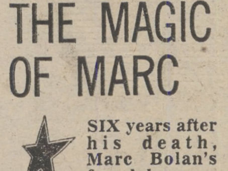 T. Rex (June 18, 1983) “Mixing Up the Magic of Marc” Feature – Daily Mirror