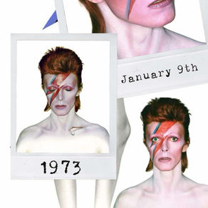 Aladdin Sane Lightning Bolt Shoot: 1973