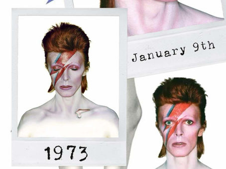 Aladdin Sane Lightning Bolt Shoot: 1973