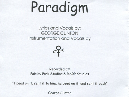 George Clinton (July 12, 2001) Paradigm CD‑R Single