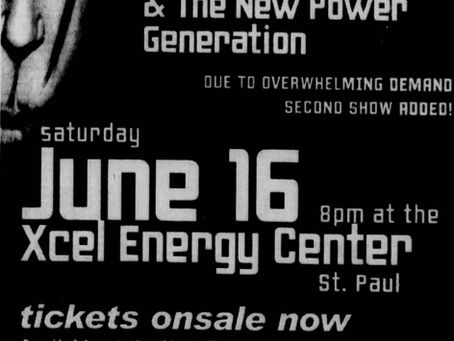 Prince & The New Power Generation (June 14, 2001) Star Tribune – Concert Advertisement