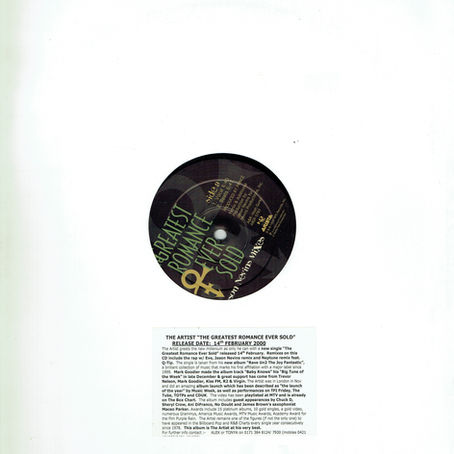 Prince O(+> (February 14, 2000) “The Greatest Romance Ever Sold” – UK Promo 12" (Jason Nevins Mixes)