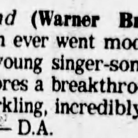 Prince (December 5, 1980) The Buffalo News Dirty Mind Album Review
