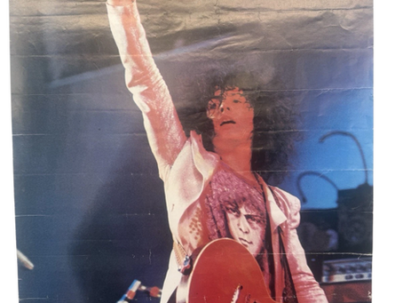 T. Rex / Marc Bolan (1972) – Memorabilia: Original Tony Russell Photo Poster