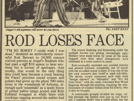 Faces: "Rod Looses Face" Article (1975)