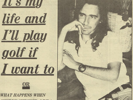 Alice Cooper Group: “It’s My Life, and I’ll Play Golf If I Want To”Article (1974)