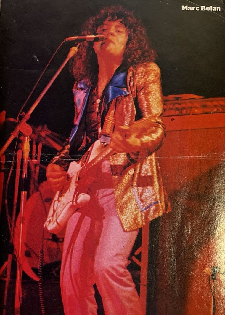 Marc Bolan (1972) – Scrapbook Photograph