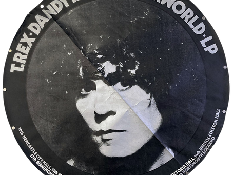 T. Rex ( March 10, 1977) – “Dandy In The Underworld” Original Tour Poster