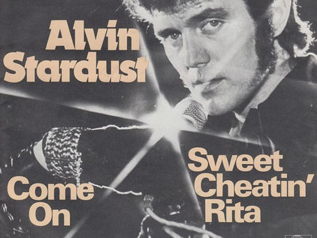Alvin Stardust (June 20, 1975 Release) “Sweet Cheatin' Rita” / “Come On” – Single 7" UK
