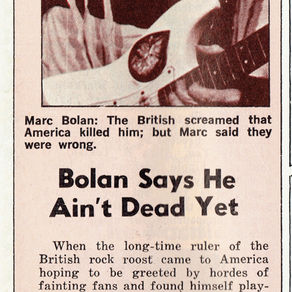 T.Rex: "Marc Bolan" Article (1973)