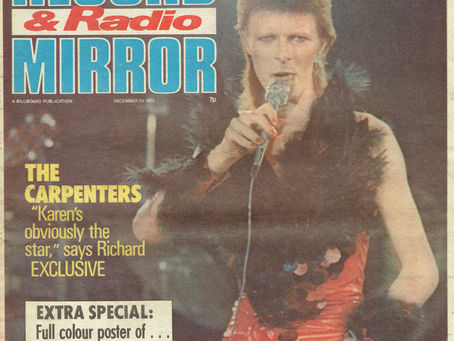 Bowie, He's the Tops Cover Article : 1973