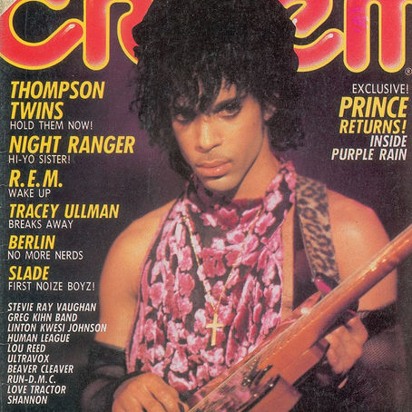 Prince (September 1984) Prince Returns! Inside Purple Rain – Creem Magazine Cover