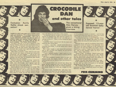📰Alex Harvey - Interview: Apr. 1974