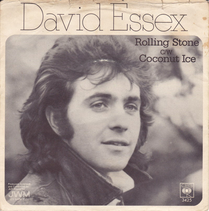 David Essex (June 20, 1975 Release) “Rolling Stone” / “Coconut Ice” – Single 7" UK