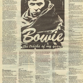 David Bowie: "The Tracks of my Years" Article (1975)