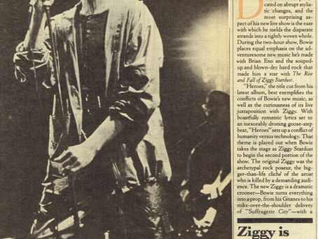 David Bowie (June 13, 1978) “Ziggy is now a dramatic crooner with a new story” – Rolling Stone (US)