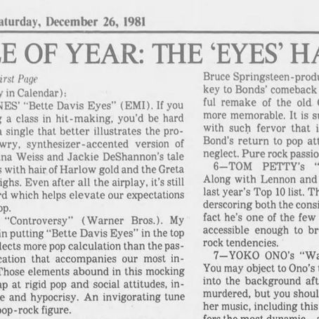 Prince (December 26, 1981) “Controversy” – The Los Angeles Times