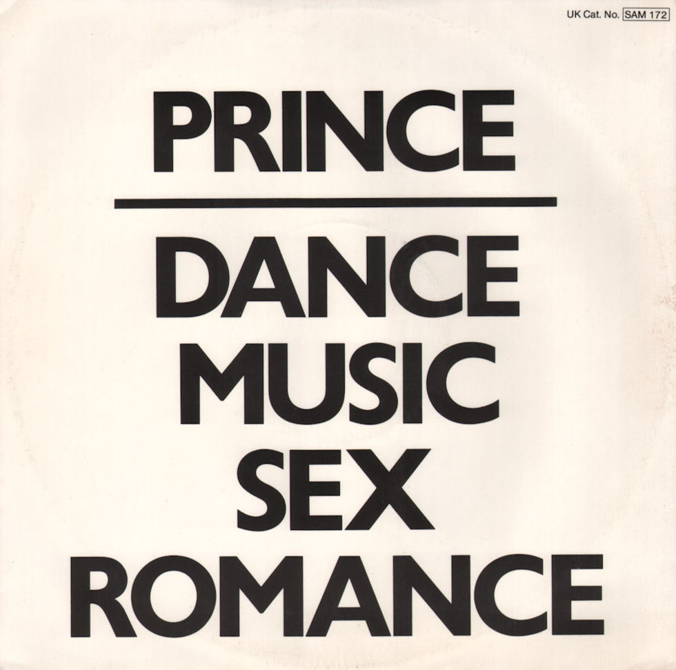 Prince (Spring / Summer 1983) “Dance Music Sex Romance” (D.M.S.R.) – Promo 12" UK
