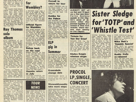 T.Rex (July 5, 1975) – “Bolan’s Back on the Road” – Sounds