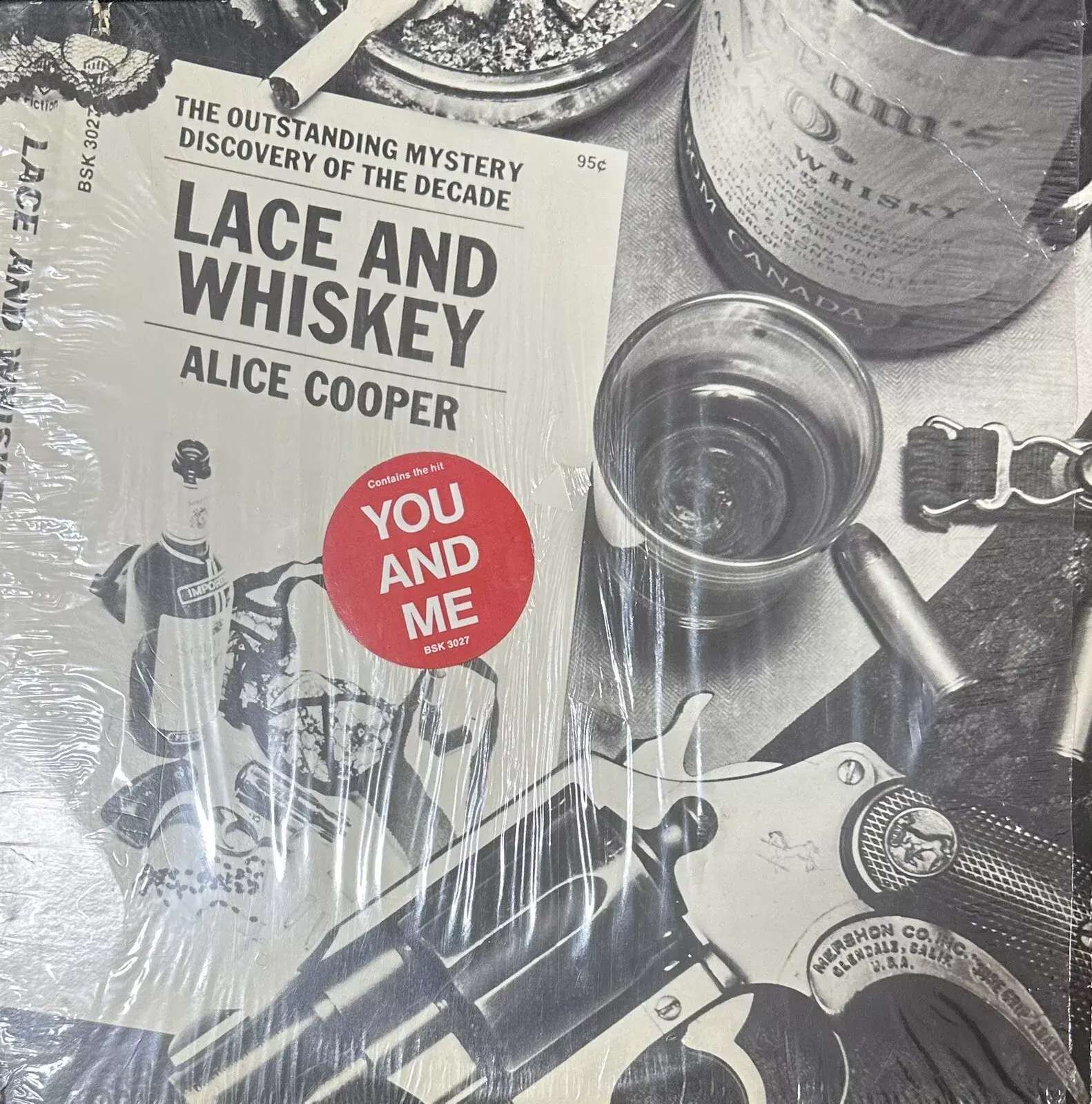 Alice Cooper Lace and Whiskey Vinyl LP USA 1977