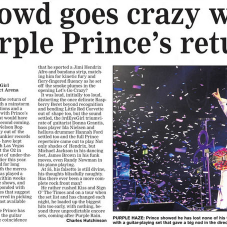 Prince & 3rdEyeGirl (May 27, 2014) The Press (York) (UK)