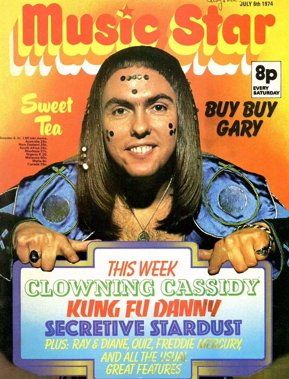 Dave Hill / Slade (July 6, 1974) Music Star Magazine Cover