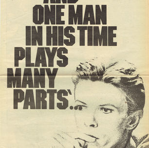 David Bowie: Back Catalogue - One Man in His Time Plays Many Parts One