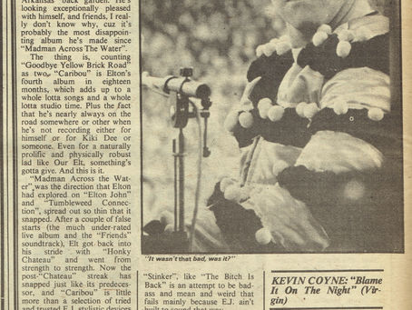 Elton John (June 15, 1974) – NME Caribou Album Review 