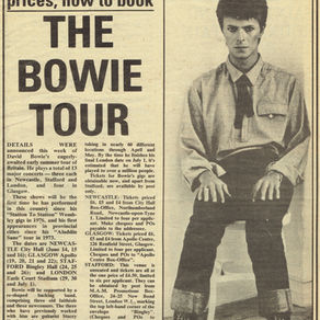 David Bowie: "The Bowie Tour" Article (1977)