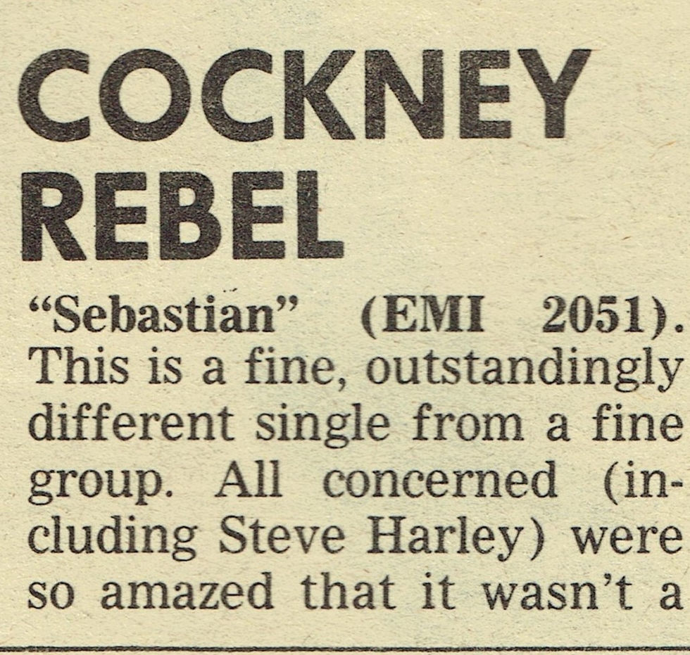 Cockney Rebel: "Don't Ignore It" Review (1974)