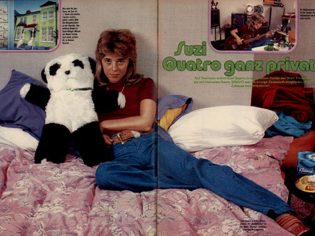 Suzi Quatro: "Suzi Quatro Private" Article (1974)
