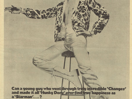 David Bowie: "Royal Festival Hall - Friends of the Earth" Advert (1972)