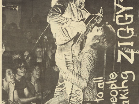 David Bowie (July 8, 1972) "Thank You To All Our People For Making Ziggy" – Melody Maker Full-Page Feature / Advert