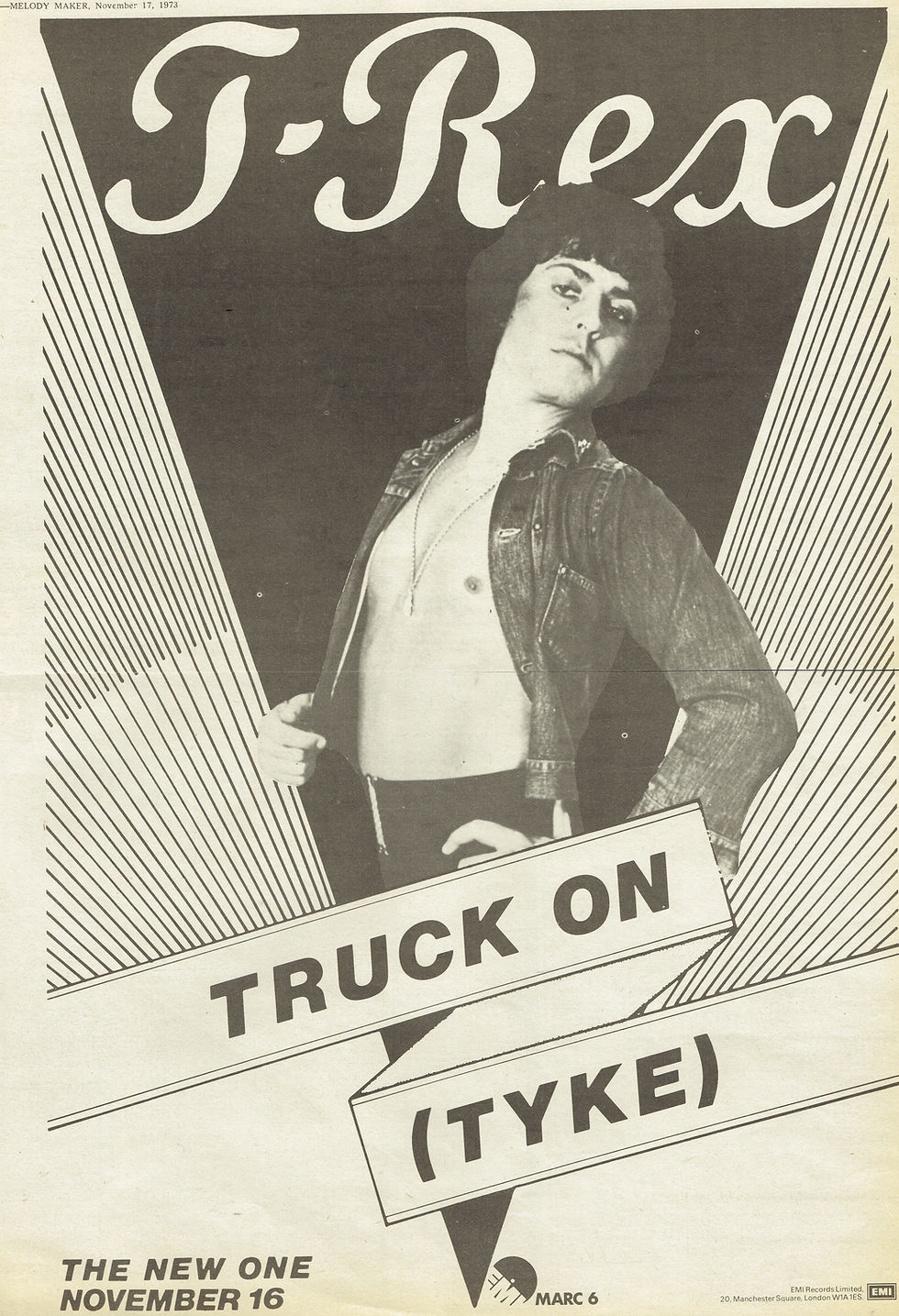 T.Rex: Truck On (Tyke) Advert (1973)