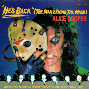 Alice Cooper: "He's Back (The Man Behind the Mask)" Single (1986)