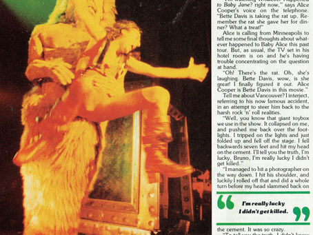 Alice Cooper: Reflections In a Cyclops Eye Feature (1975)