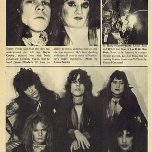 New York Dolls: "Hallelujah! The Dolls Sign Up" Article (1973)