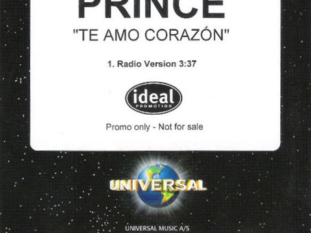 Prince (December 20, 2005) “Te Amo Corazón” – Promo CD Single DNK
