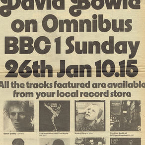 David Bowie: "Omnibus" Advert (1975)