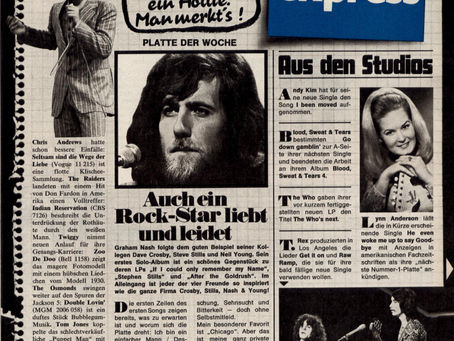 T. Rex (July 25 1971) – “Get It On & Raw Ramp Recorded in Los Angeles” – Bravo Magazine