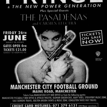 Prince (June 19, 1992) “Prince & The New Power Generation” Concert Advertisement – Manchester Evening News