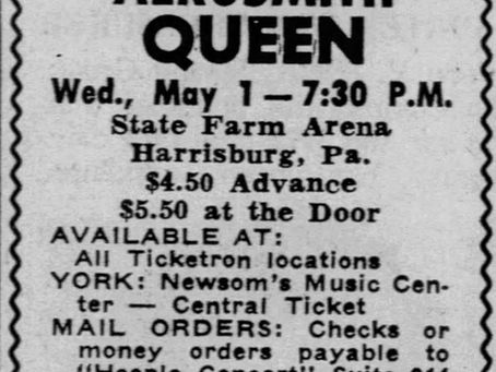 📰 Mott the Hoople / Aerosmith / Queen – Advert: Apr. 1974